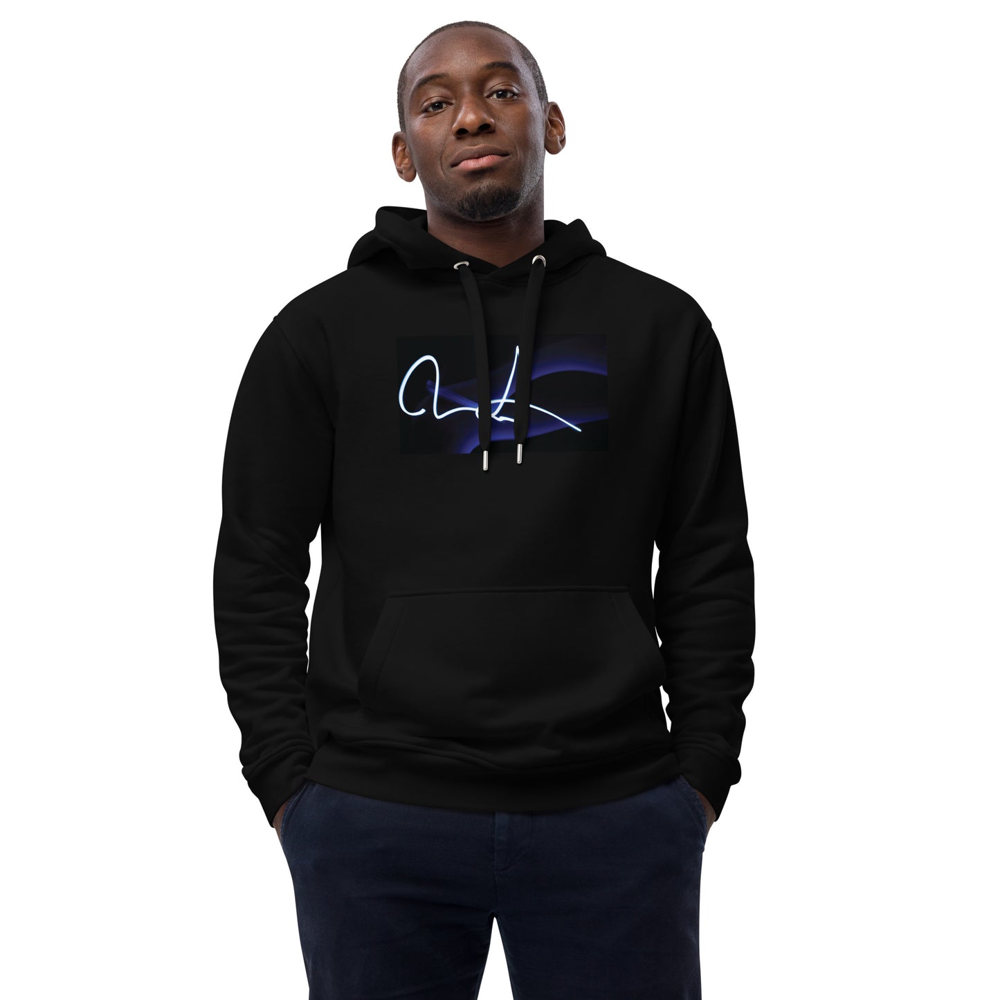 Light Waves Blue hoodie